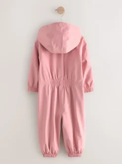 Next - Combinaison imperméable imprimée (3 mois-7 ans) Rose pâle Outlet