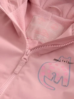 Next - Combinaison imperméable imprimée (3 mois-7 ans) Rose pâle Outlet