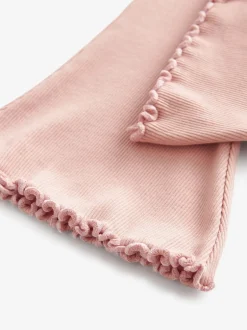Next - Leggings évasés à côtes (3mths-7yrs) Rose pâle Discount
