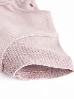 Next Rose pâle - Lot de 3 barboteuses zippées bidirectionnelles pour bébé (0mois3ans) New