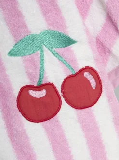 Jojo Maman Bébé Rose pâle - Poncho 100% coton en éponge