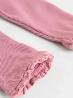 Next Rose rose - Haut bébé à manches longues et leggings Ensemble 2 pièces (0mois-2ans) Outlet