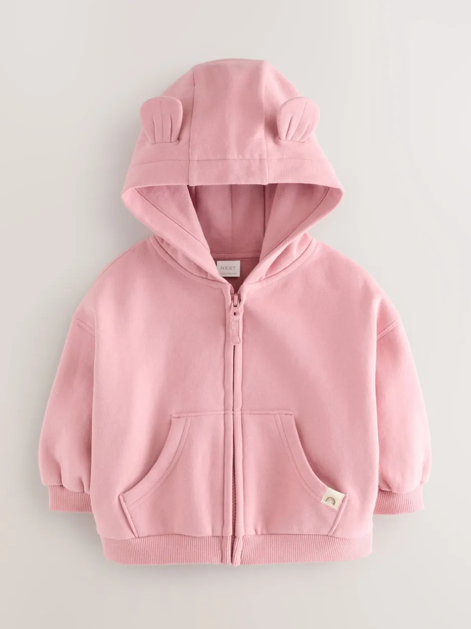 Next - Sweat à capuche zippé (3mths-7yrs) Rose rose New