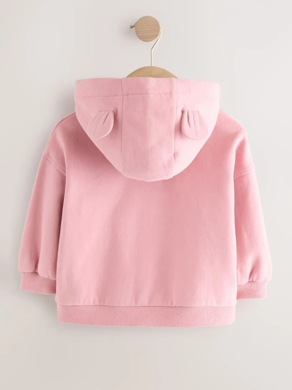 Next - Sweat à capuche zippé (3mths-7yrs) Rose rose New