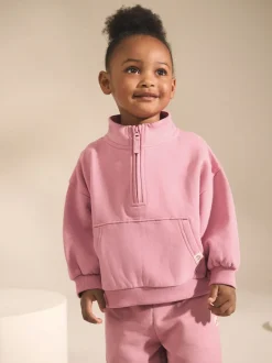 Next - Sweat-shirt à col zippé (3mois-7ans) Rose rose