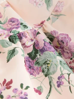 Laura Ashley Rose Rosemore - Robe en satin à dos nœud Best