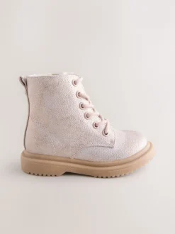 Next Rose scintillant - Bottines à lacets Discount