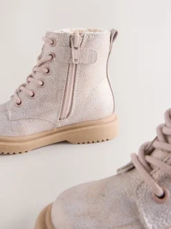 Next Rose scintillant - Bottines à lacets Best