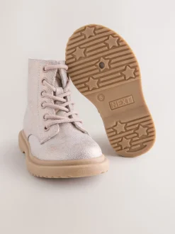 Next Rose scintillant - Bottines à lacets Best