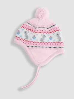 Jojo Maman Bébé Rose souris - Chapeau Fair Isle Online