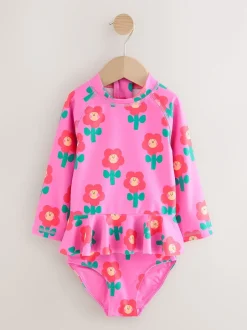 Next Rose Stampy Fleuri - Ensemble de natation Sunsafe (3mths-7yrs)