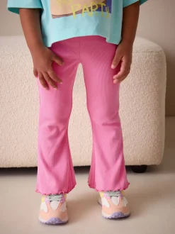 Next - Leggings évasés à côtes (3mths-7yrs) Rose sucre vif Clearance