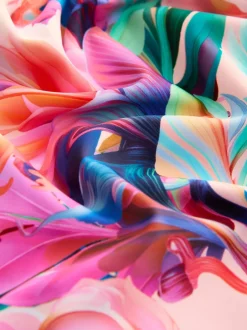 Next Rose tropical - Ensemble de bain à manches courtes Sunsafe Rash Gilet et Sous-vêtements (3-16ans) Best