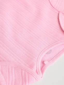 Next Rose vif - Lot de 5 bodies bébé à manches courtes Sale