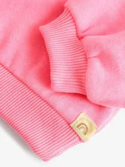 Next - Sweat à col ras du cou (3mths-7yrs) Rose vif Outlet