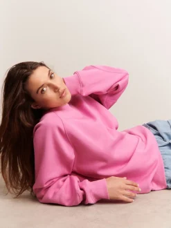 Next Rose vif - Sweat-shirt épais décontracté à Col rond Outlet