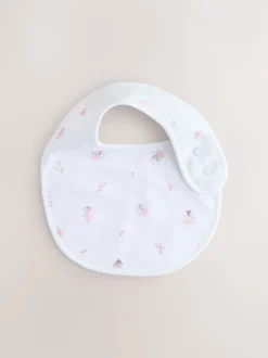 Next Rose/Blanc - Bébé BIBS 3 Pack Clearance