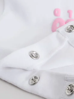 Next Rose/Blanc - Ensemble veste, haut et leggings bébé 3 pièces (0mois-2ans) Hot