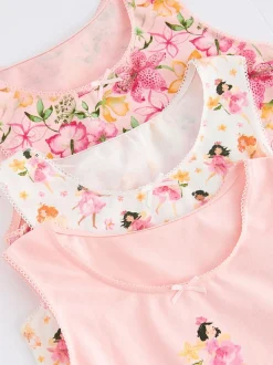 Next Rose/Blanc - Lot de 3 débardeurs Fée (1.5-16ans) Discount