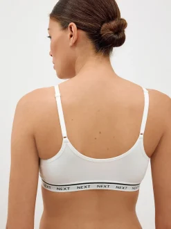 Next Rose/Blanc - Maternité Allaitement Raccourci Ultimate Comfort Hauts 2 Pack Clearance