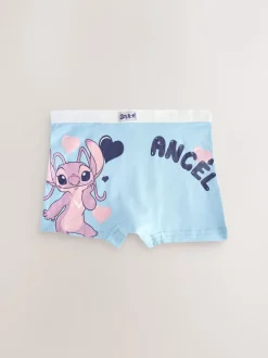 Next Rose/Bleu - Disney Stitch and Angel Shorts 5 Lot (2-16ans) Best