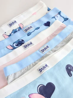 Next Rose/Bleu - Disney Stitch and Angel Shorts 5 Lot (2-16ans) Best