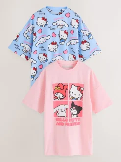 Next Rose/Bleu - Lot de 2 chemises de nuit Hello Kitty (2-16ans) Sale