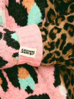 Eleanor Bowmer Rose/Bleu - Mitaines à damiers Discount