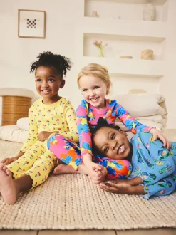 Next Rose/Bleu Fleuri Vif - Lot de 3 pyjamas Snuggle (9mois-16ans) Online