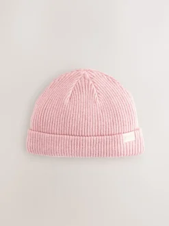 Next Rose/Crème - Bonnet bébé à torsades, lot de 2 (0mois-2ans) Sale