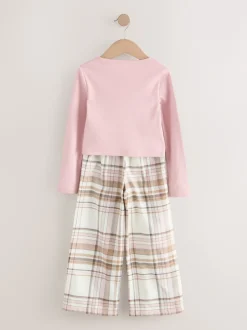 Next Rose/Crème - Lot de 2 pantalons de pyjama tissés (3-16ans) Online