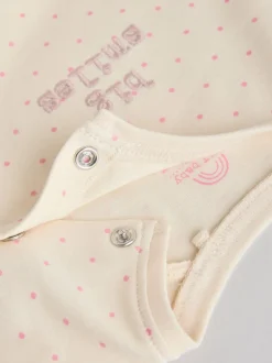 Next Rose/crème fleur - Ensemble Bébé Manches longues et Leggings 8 Pieces (0mois-2ans) New