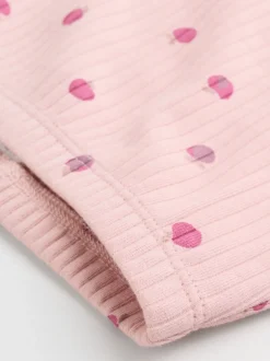 Next - Ensemble haut à manches longues et leggings 6 pièces (0mois-3ans) Rose/Crème/Marron Imprimé Best