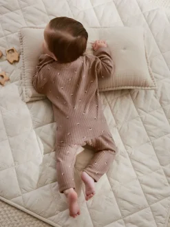 Next - Ensemble haut à manches longues et leggings 6 pièces (0mois-3ans) Rose/Crème/Marron Imprimé Best