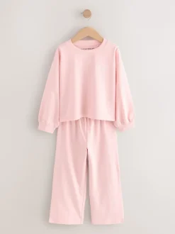 Next Rose/écru/gris - Lot de 3 pyjamas amples (3-16ans) Outlet