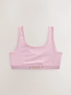 Next - Lot de 3 crop tops (5-16 ans) Rose/Gris Best