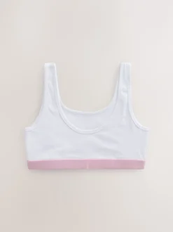 Next - Lot de 3 crop tops (5-16 ans) Rose/Gris Best