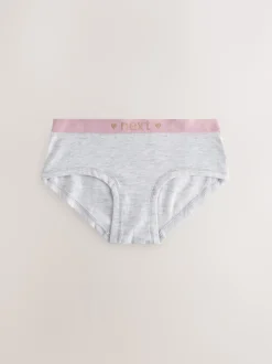 Next Rose/Gris - Lot de 7 hipsters (2-16 ans) New