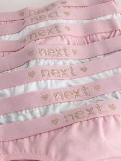 Next Rose/Gris - Lot de 7 slips de bikini (5-16 ans) Online