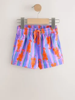 Next Rose/Lilac - Short de bain imprimé (3mths-7yrs) Discount