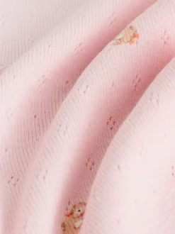 Next - Paquet de jambières pour bébé 4 (0mois-2ans) Rose/marron/cœur New