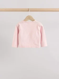 Next Rose/neutre - Cardigans en coton 100% 2 Paquet (0mths-3yrs) Clearance