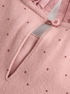 Next Rose/neutre - Hauts brodés à manches longues (3mois-7ans) Online