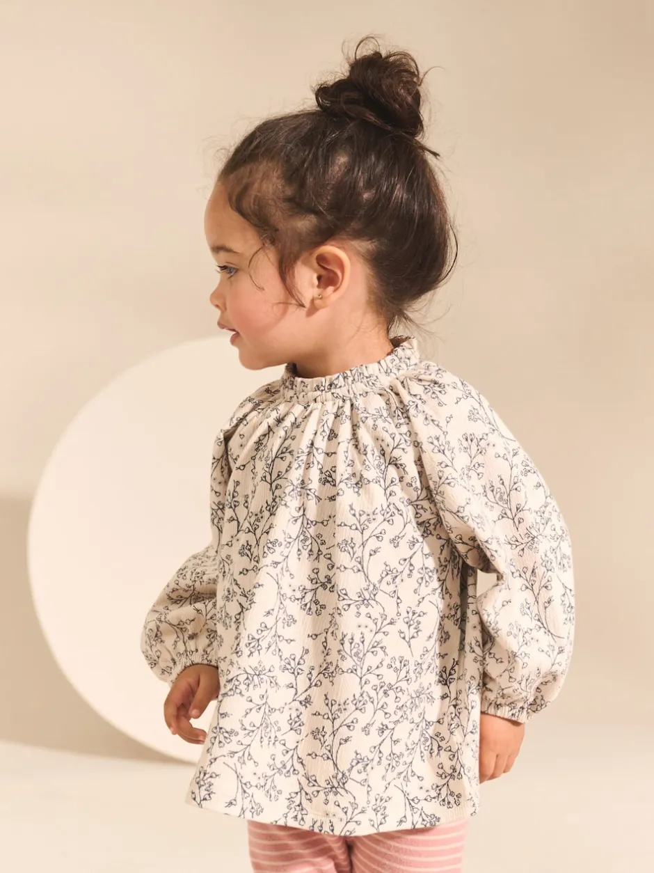 Next Rose/neutre - Hauts brodés à manches longues (3mois-7ans) Online