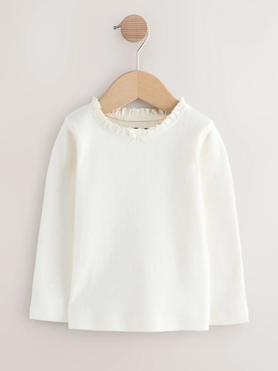 Next Rose/neutre - Hauts brodés à manches longues (3mois-7ans) Online