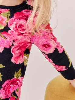 Next Rose/Noir - Lot de 3 pyjamas Snuggle (9mois-16ans) Discount