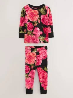 Next Rose/Noir - Lot de 3 pyjamas Snuggle (9mois-16ans) Discount