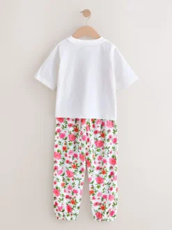 Next Rose/Noir - Lot de 3 pyjamas fleuris (3-16ans) Online