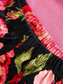 Next Rose/Noir - Lot de 3 pyjamas fleuris (3-16ans) Online