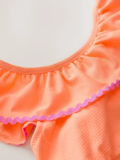Next Rose/Orange - Bikini à volants (3-16ans) Hot